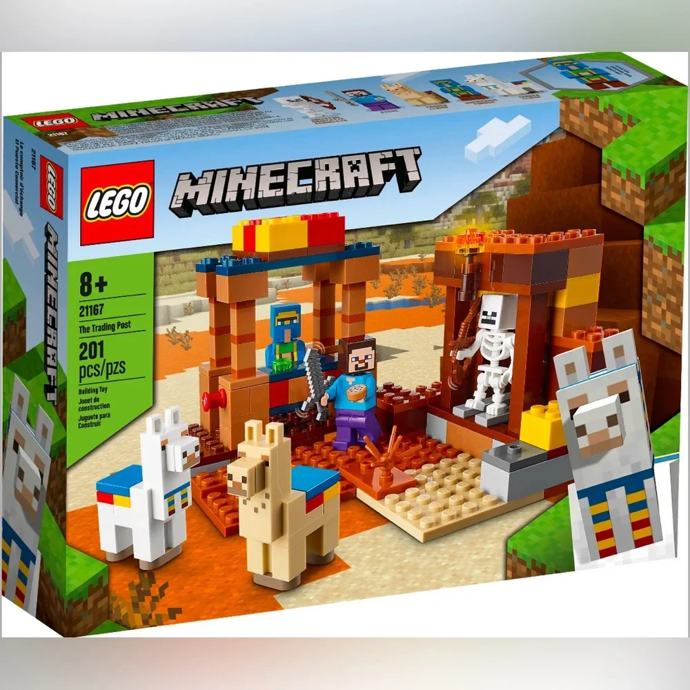 Retired LEGO Minecraft Set 21167: The Trading Post